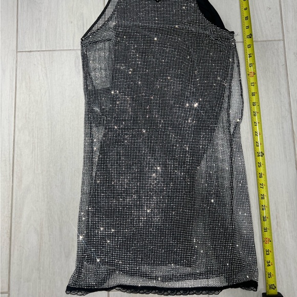 Prada Embroidered rhinestone mesh dress - Picture 5 of 7